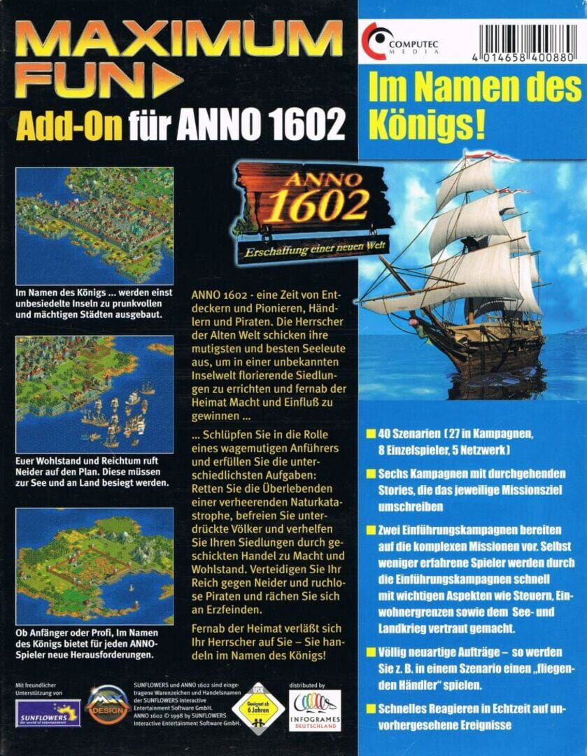 Anno 1602: Erschaffung einer Neuen Welt - Im Namen des Königs