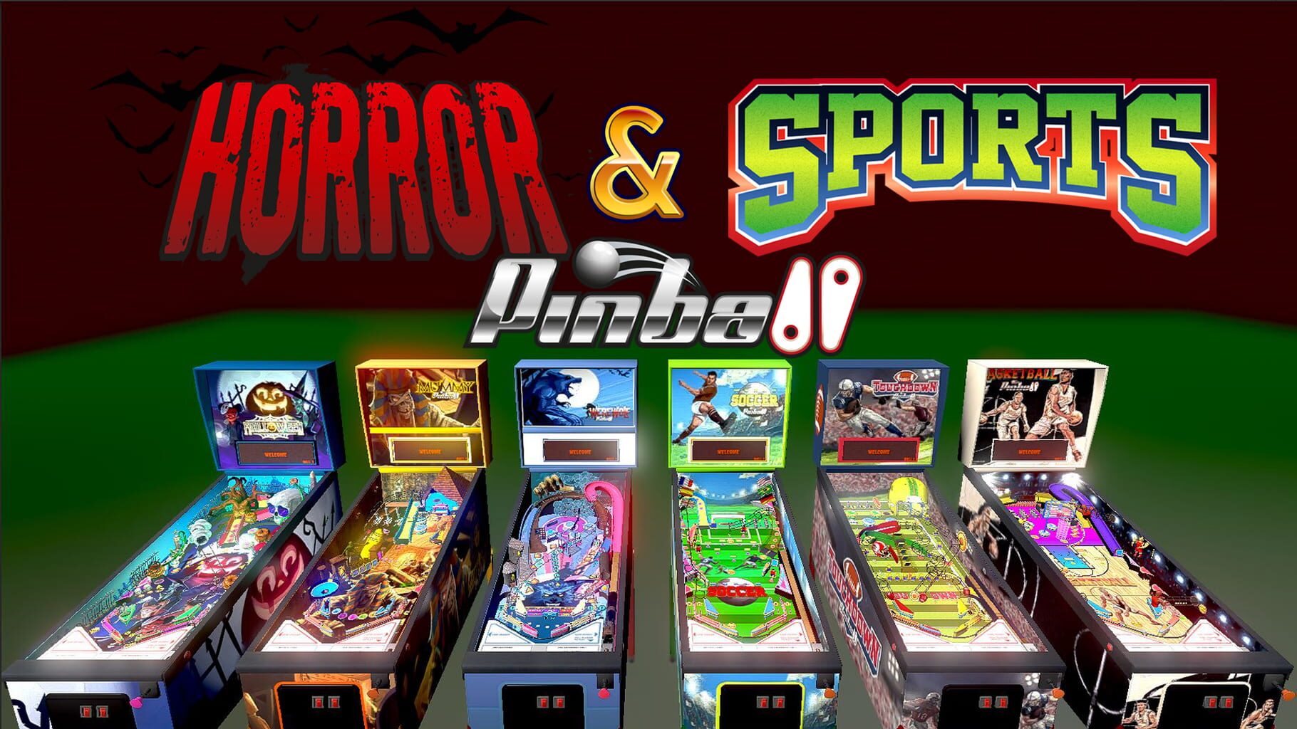 Horror & Sports Pinball artwork