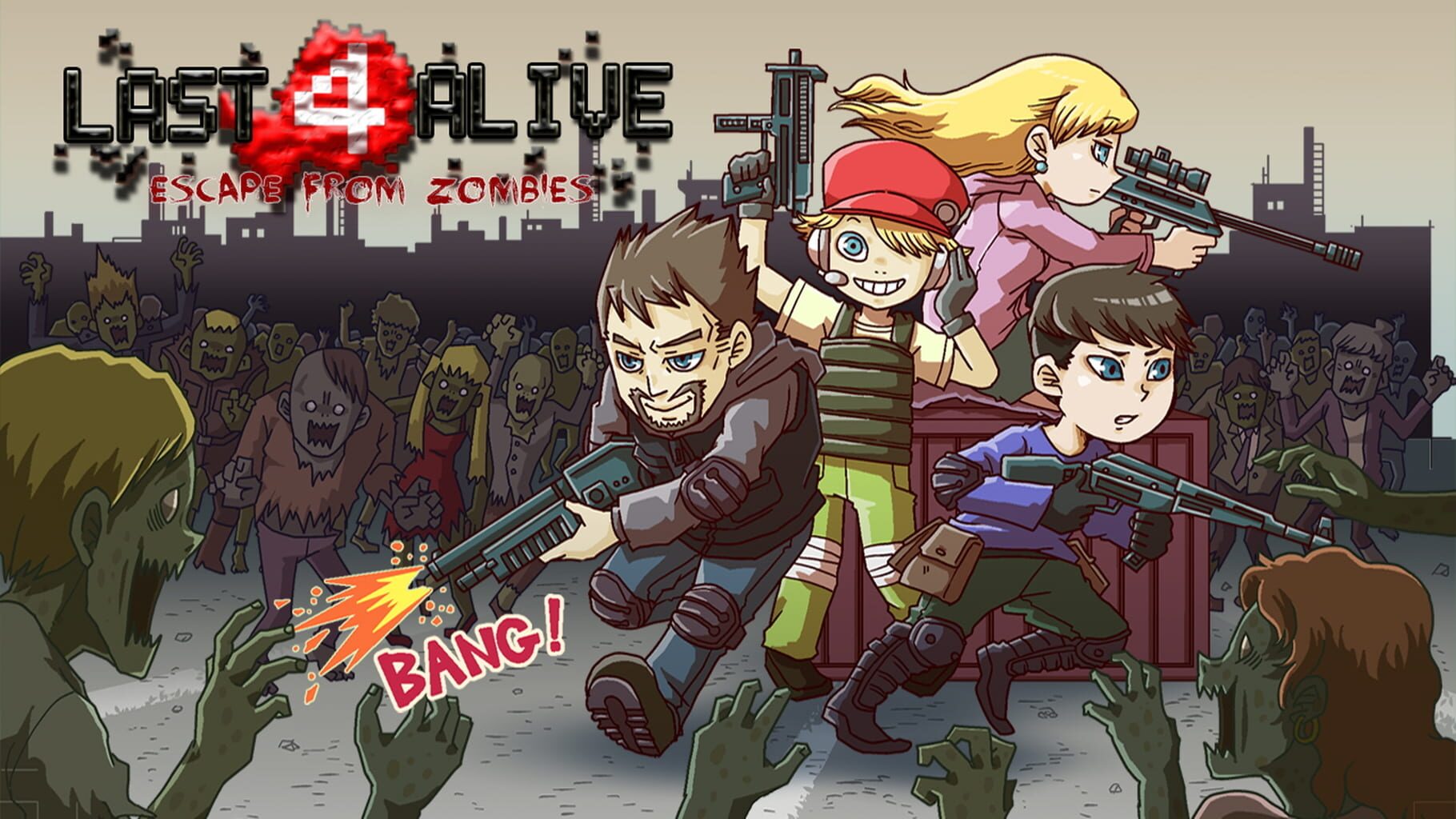 Last 4 Alive: Escape From Zombies artwork