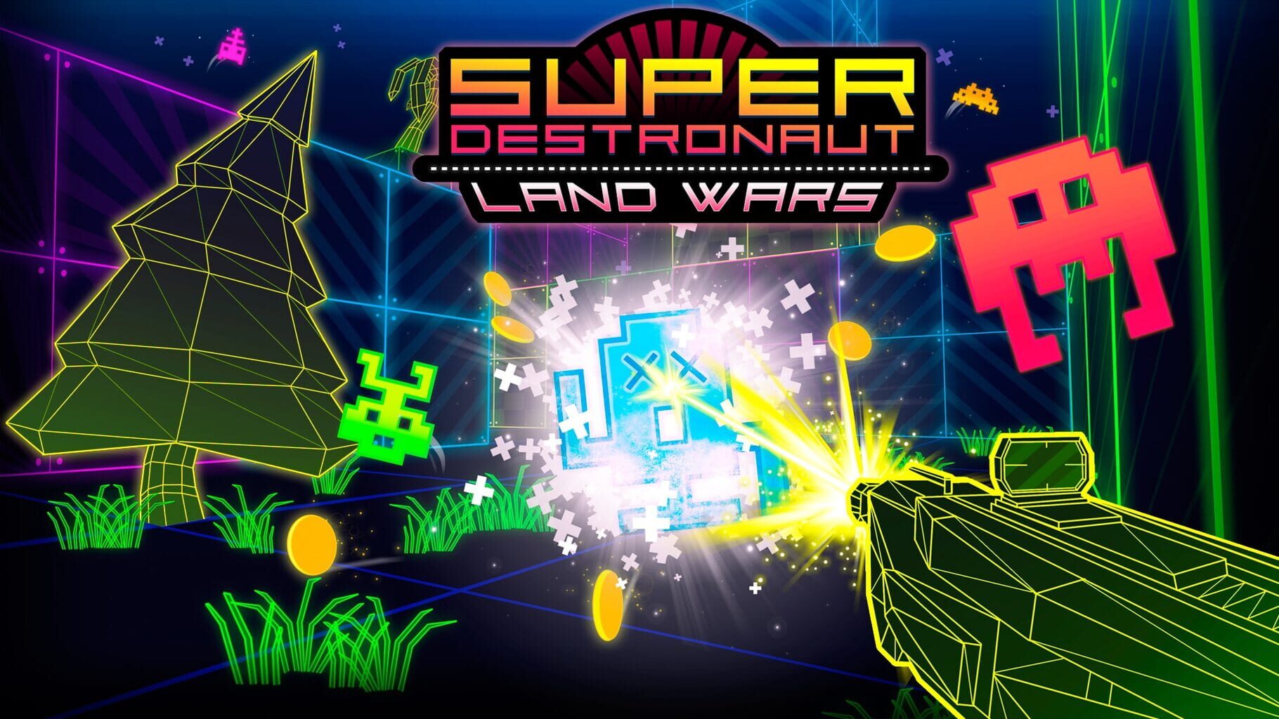 Super Destronaut: Land Wars artwork