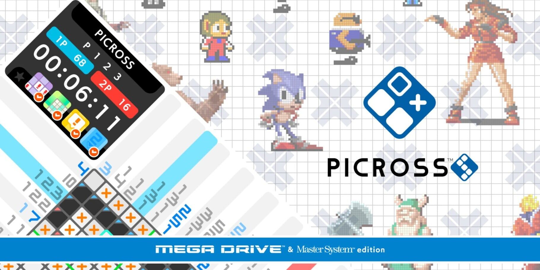 Picross S: Genesis & Master System Edition artwork