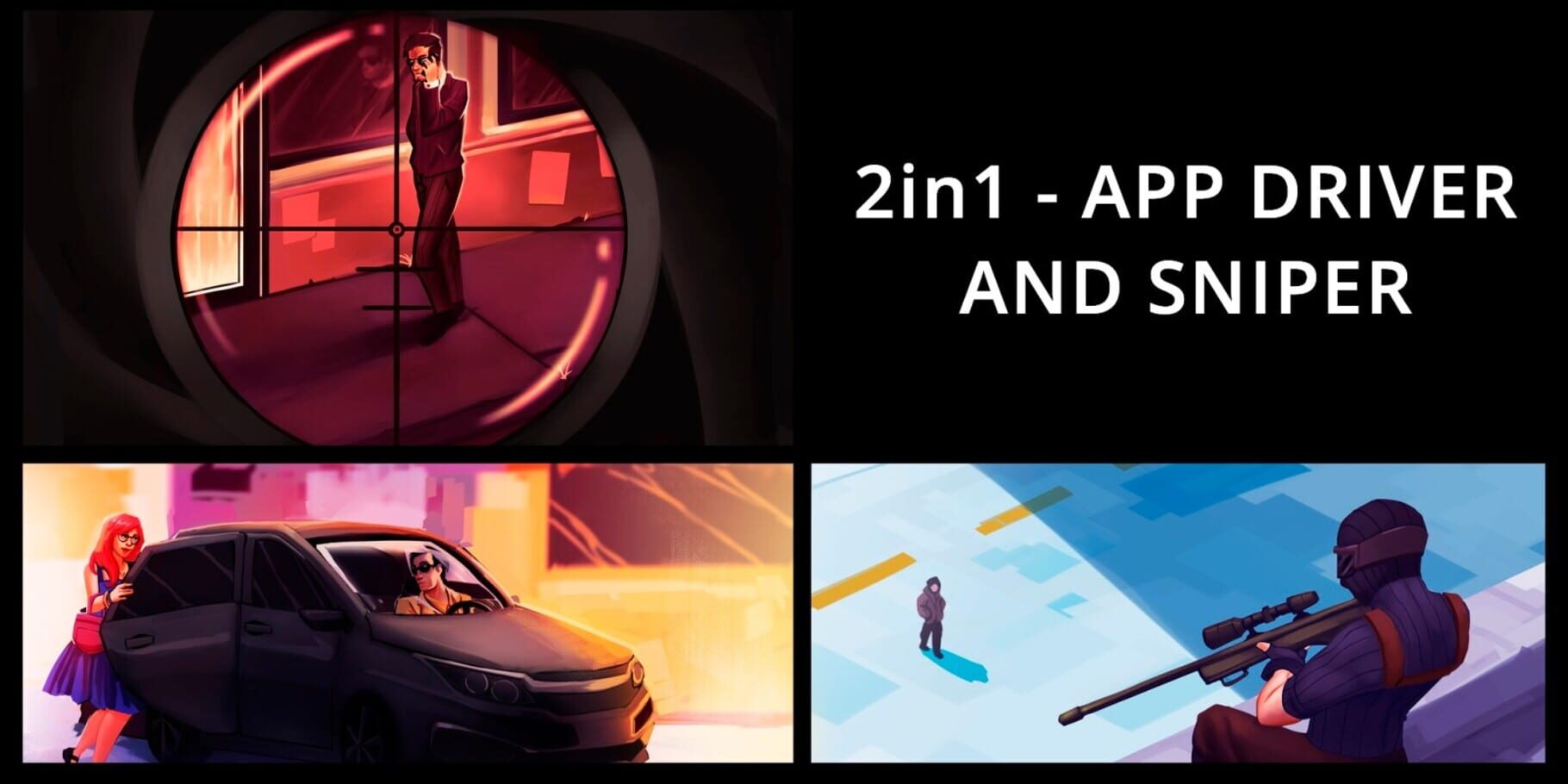 2in1: App Driver and Sniper artwork