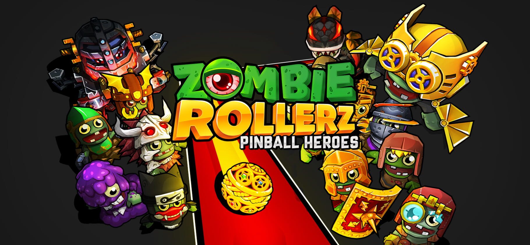 Zombie Rollerz: Pinball Heroes artwork