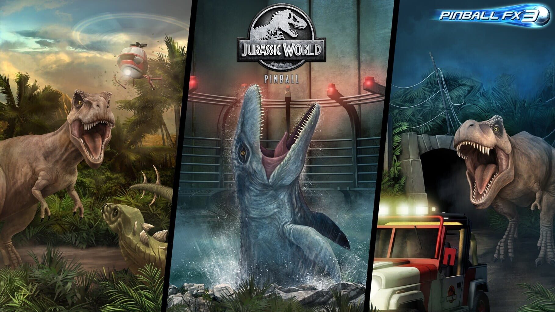 Pinball FX3: Jurassic World Pinball artwork