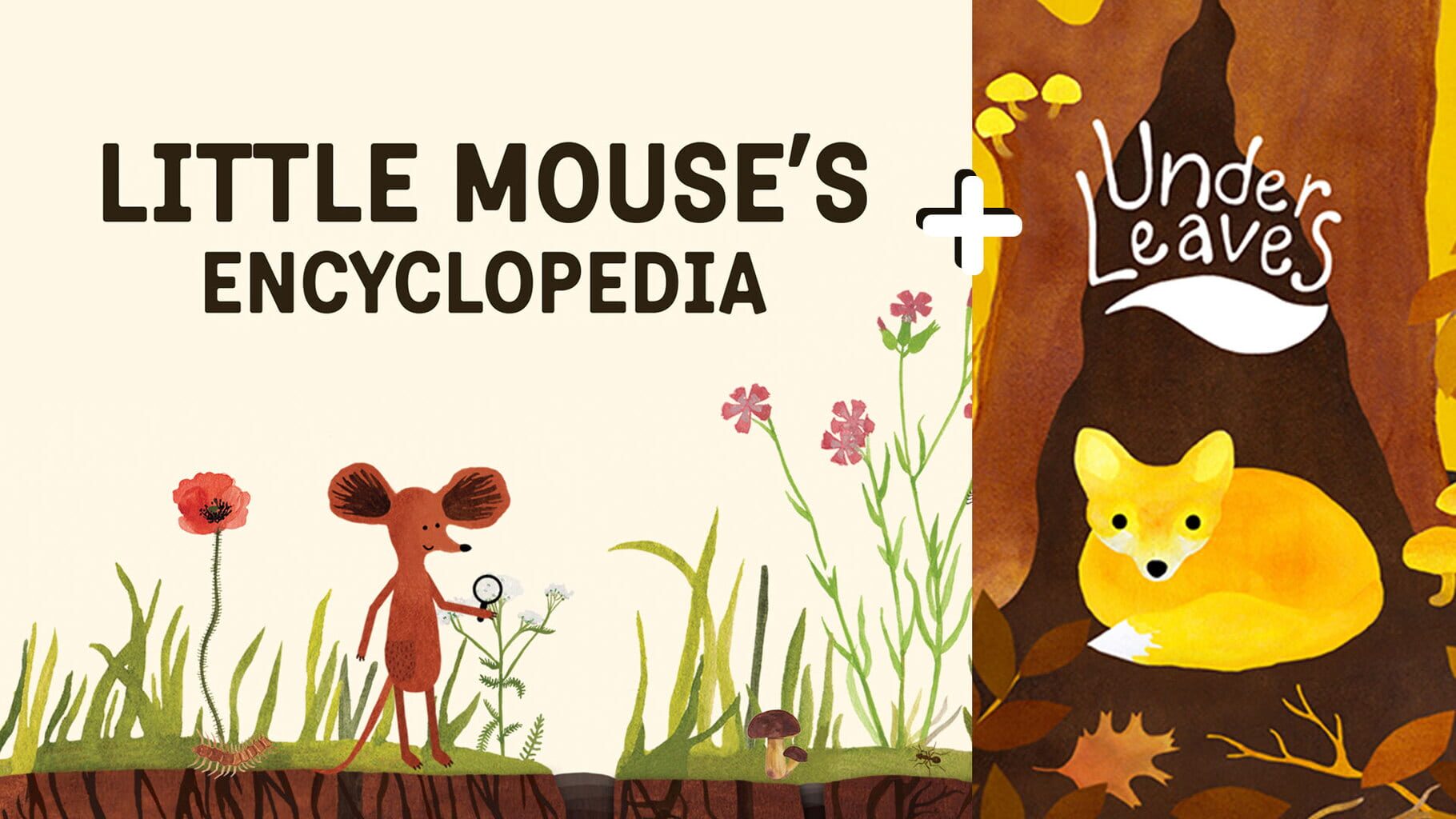 Little Mouse's Encyclopedia + Under Leaves artwork