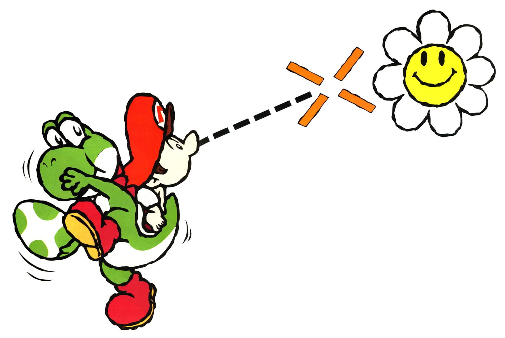 Arte - Super Mario World 2: Yoshi's Island