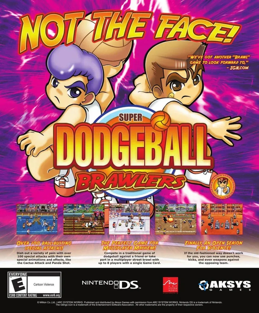 Arte - Super Dodgeball Brawlers