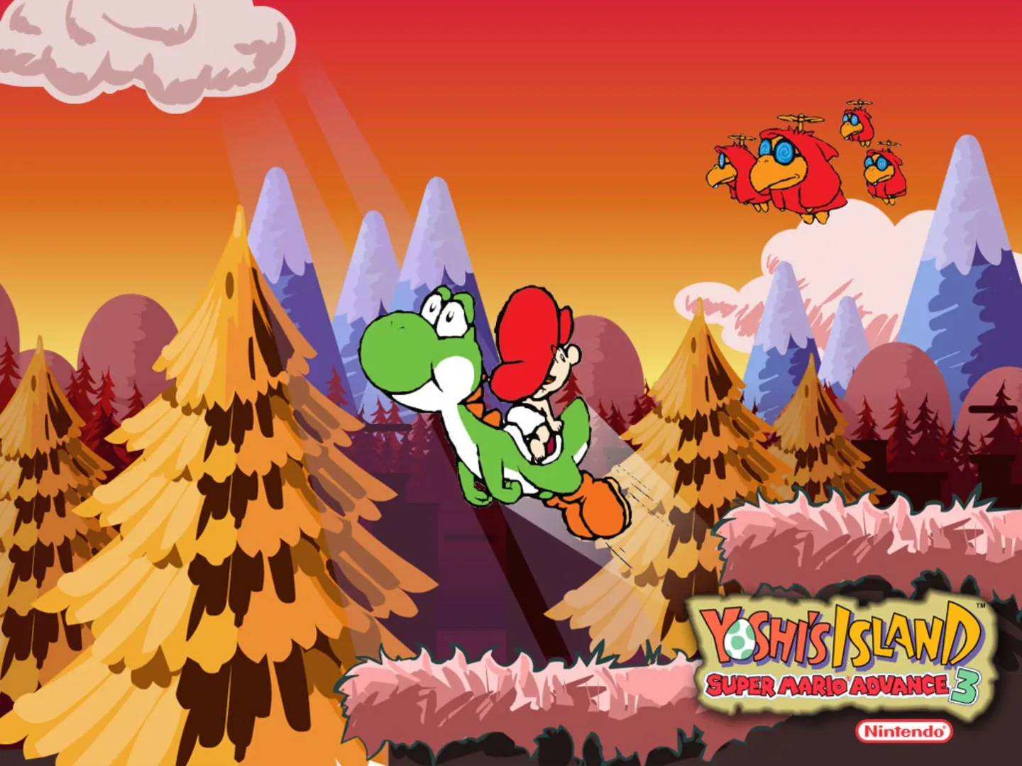 Arte - Yoshi's Island: Super Mario Advance 3