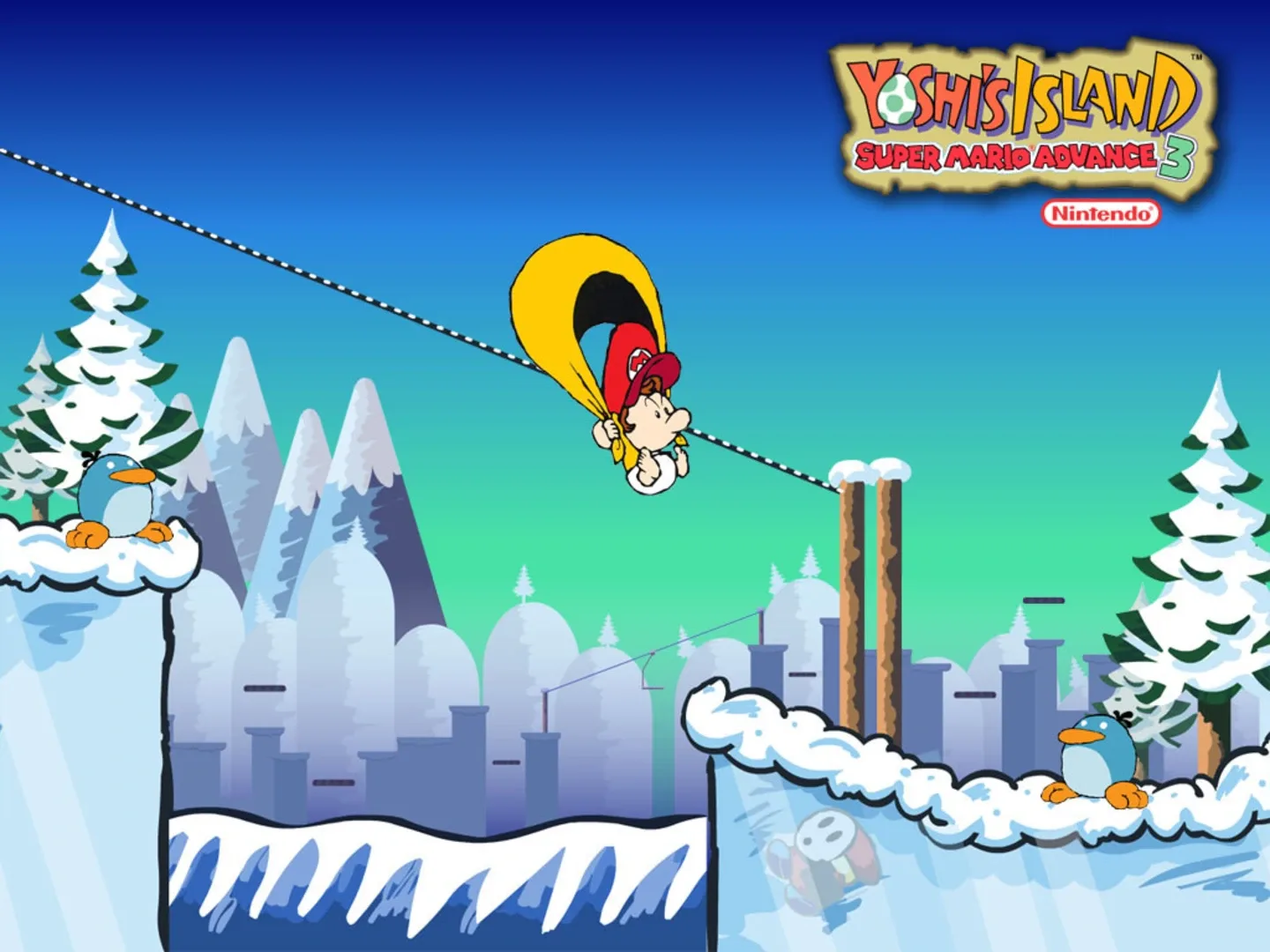 Arte - Yoshi's Island: Super Mario Advance 3