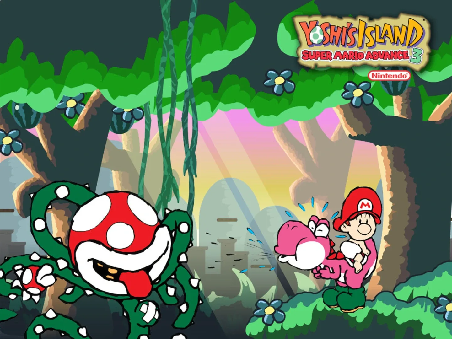 Arte - Yoshi's Island: Super Mario Advance 3