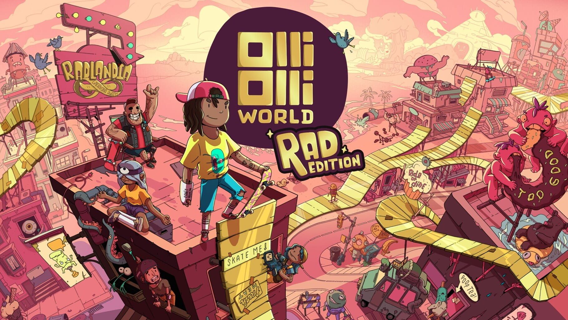 OlliOlli World: Rad Edition artwork