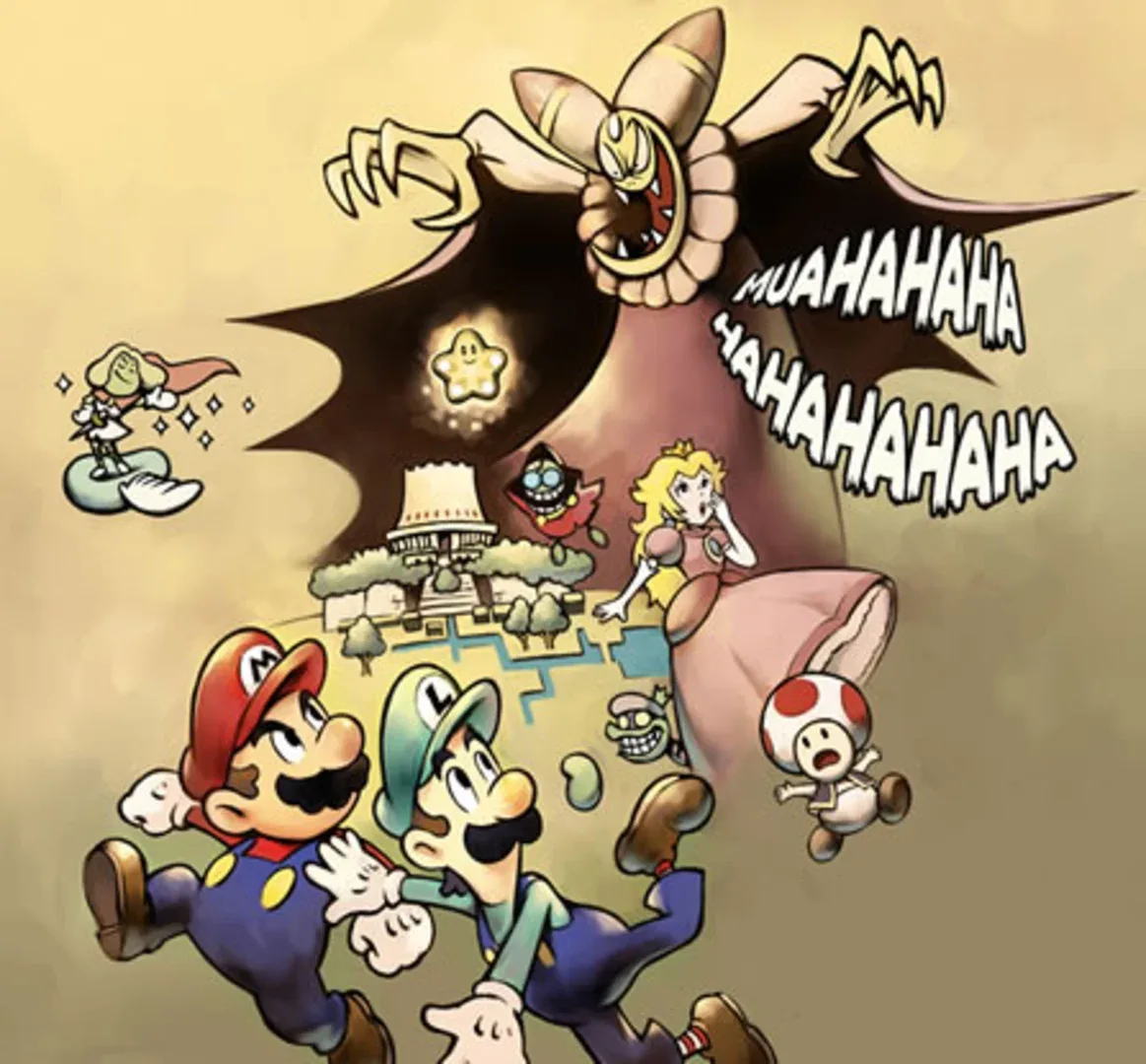 Arte - Mario & Luigi: Superstar Saga