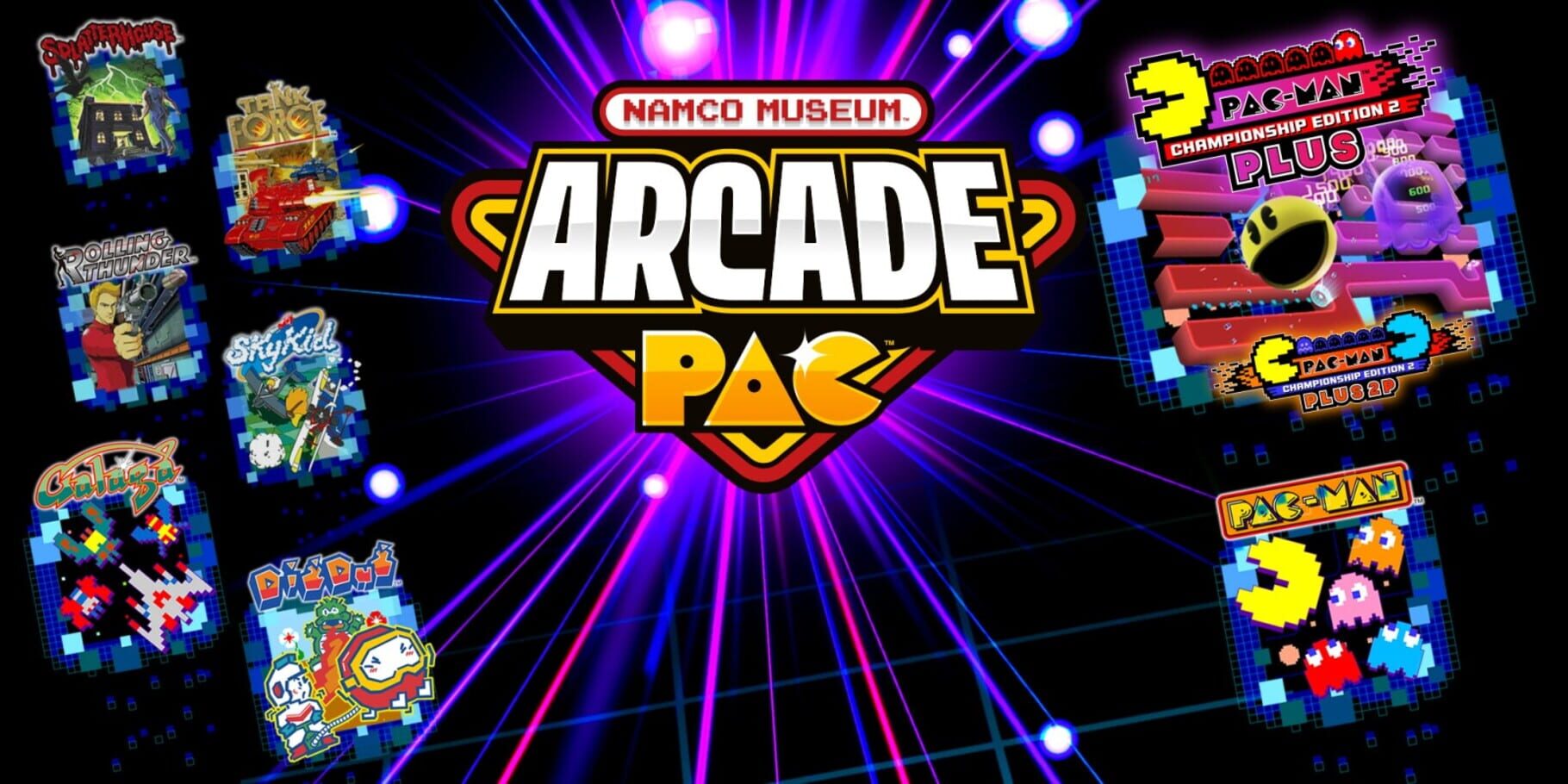 Namco Museum Arcade Pac artwork