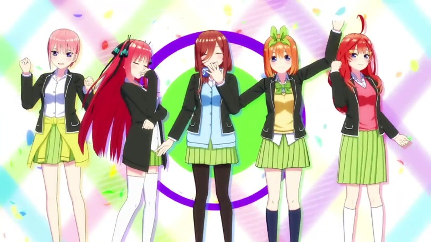 Arte - The Quintessential Quintuplets: The Quintuplets Can't Divide the Puzzle Into Five Equal Parts