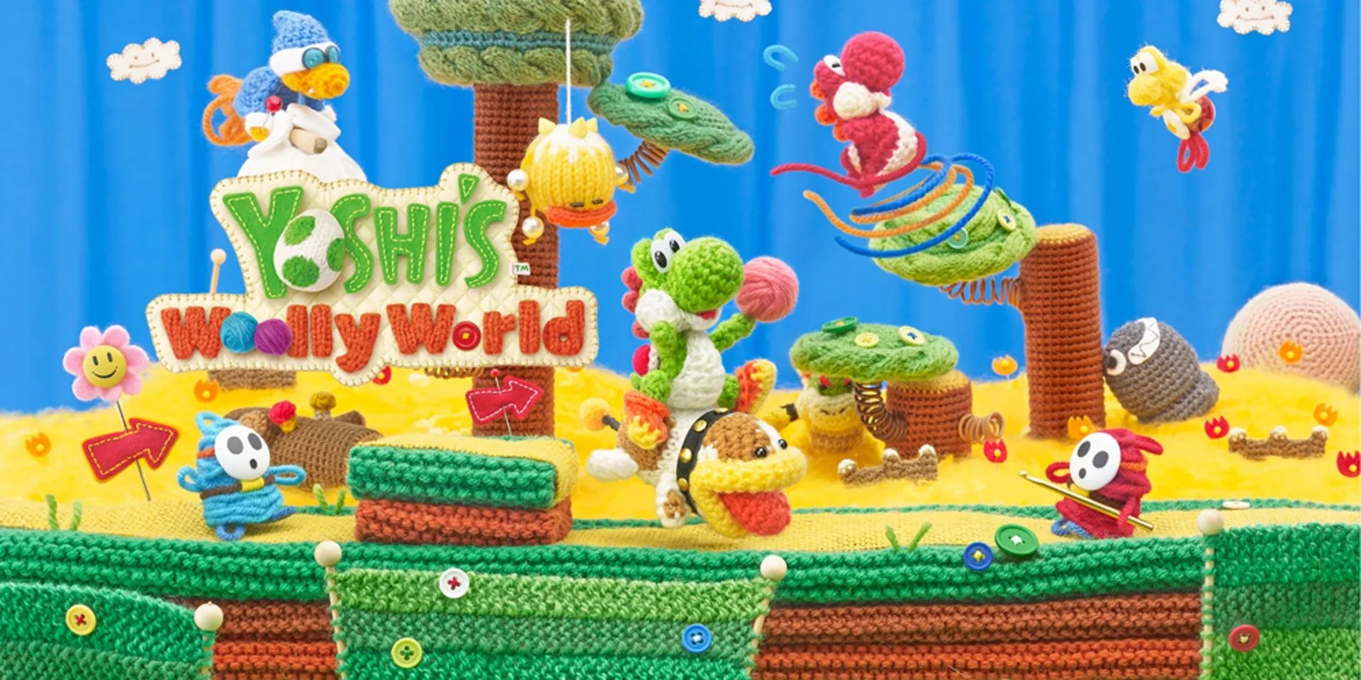 Arte - Yoshi's Woolly World