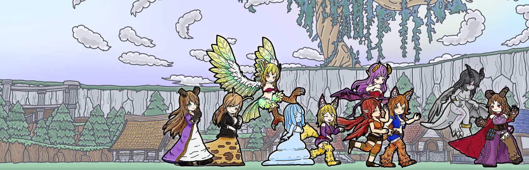 Arte - Monster Girls and the Mysterious Adventure 2