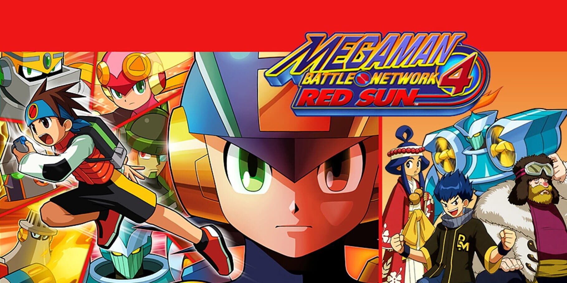 Mega Man Battle Network 4: Red Sun artwork