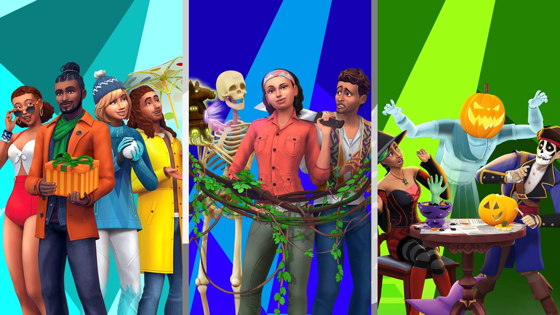Arte - The Sims 4: Seasons, Jungle Adventure, Spooky Stuff