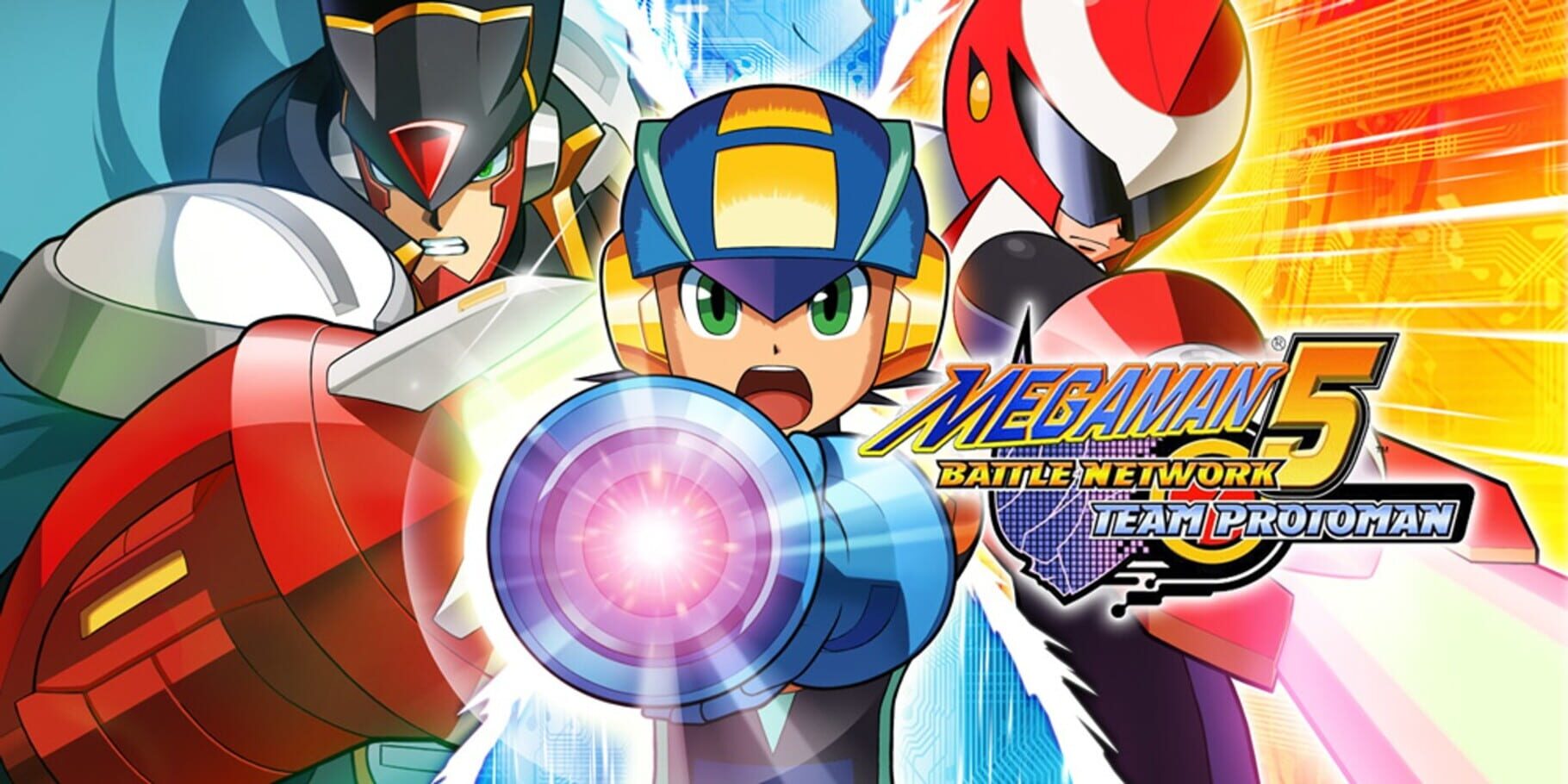 Mega Man Battle Network 5: Team Protoman artwork