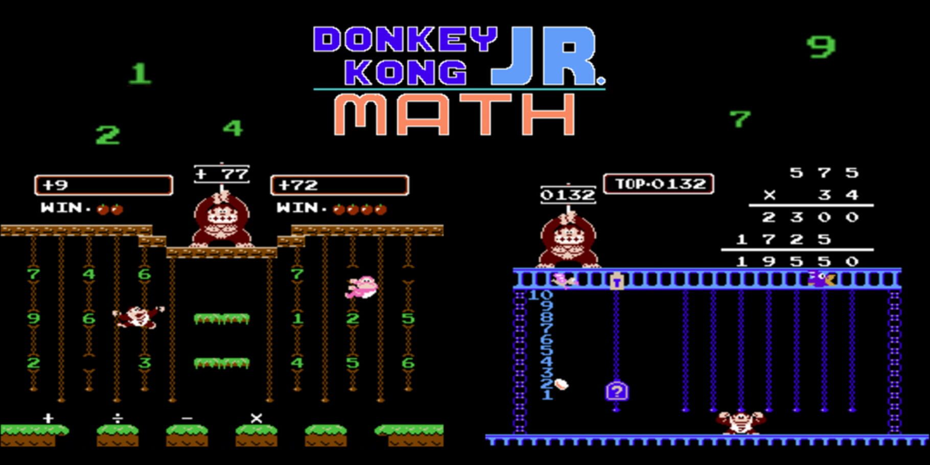 Arte - Donkey Kong Jr. Math