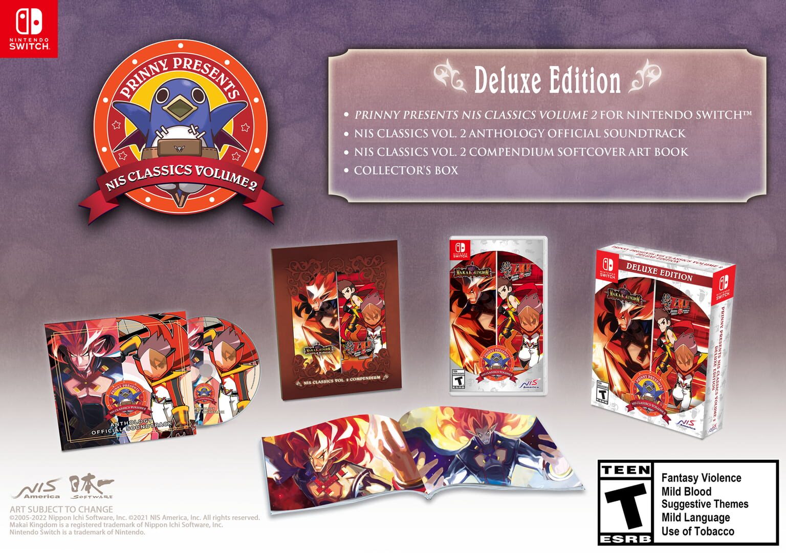 Prinny Presents: NIS Classics Volume 2 - Deluxe Edition artwork