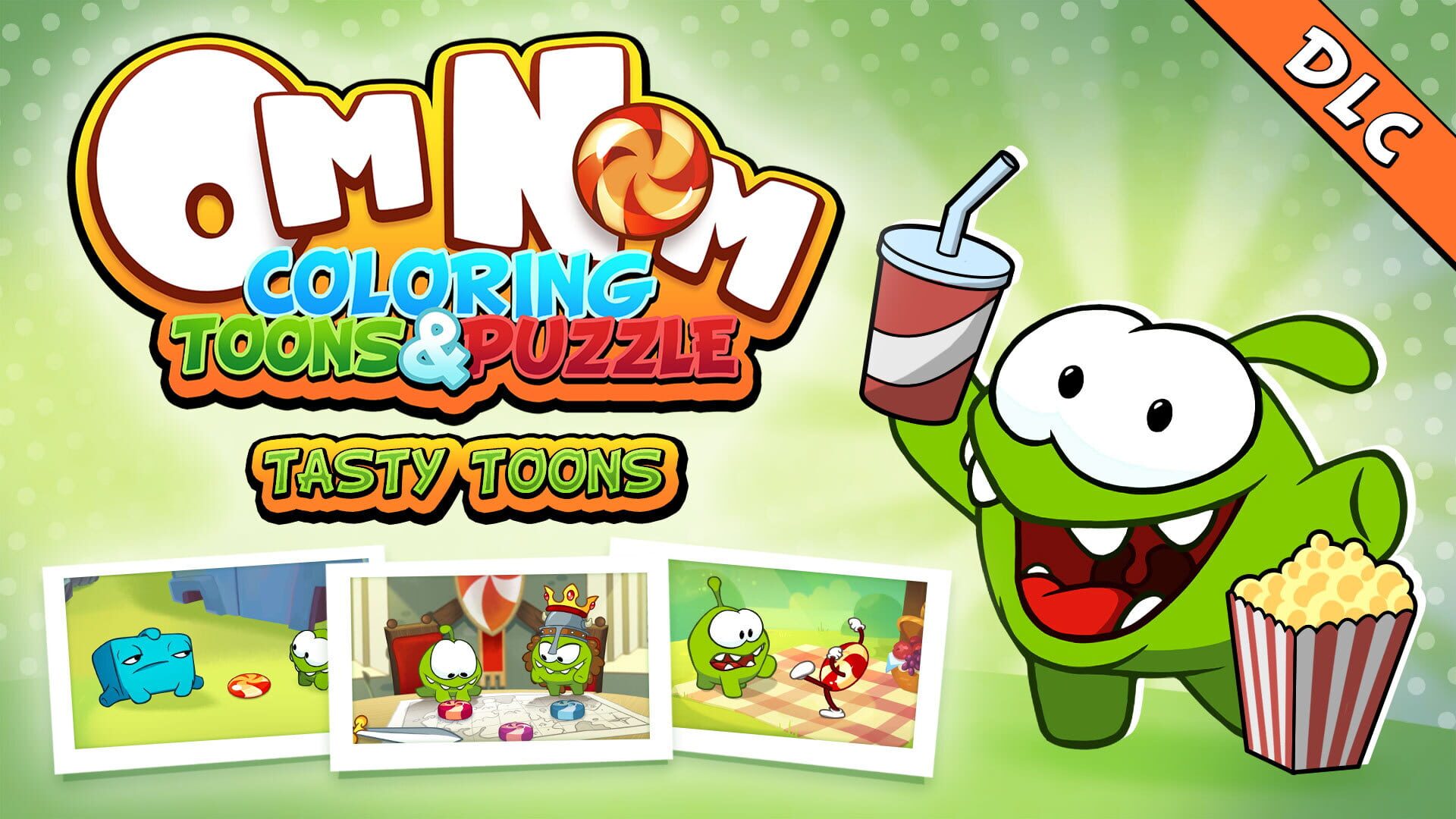 Om Nom: Coloring, Toons & Puzzle - Tasty Toons artwork