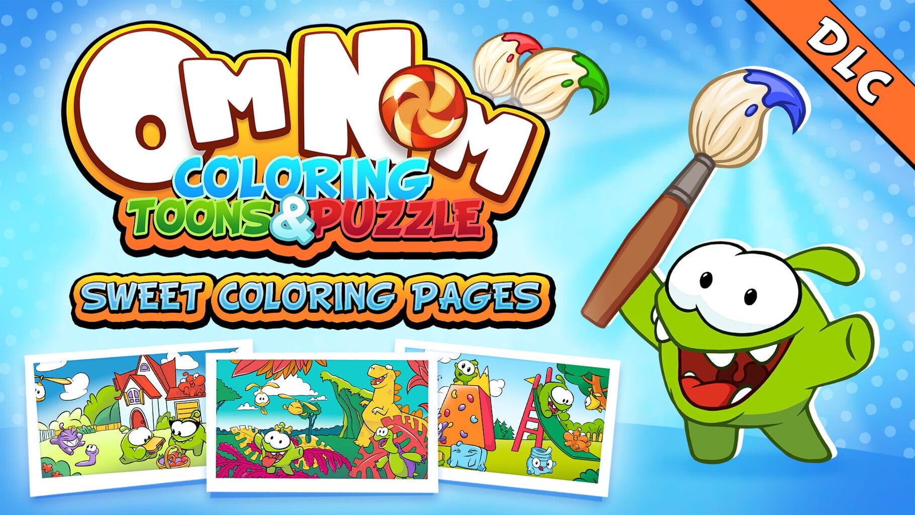Om Nom: Coloring, Toons & Puzzle - Sweet Coloring Pages artwork