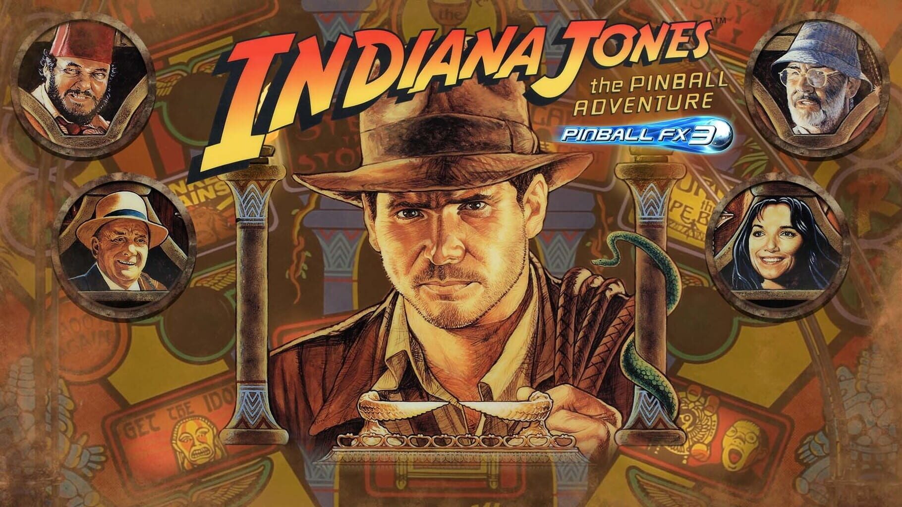 Pinball FX3: Indiana Jones - The Pinball Adventure artwork