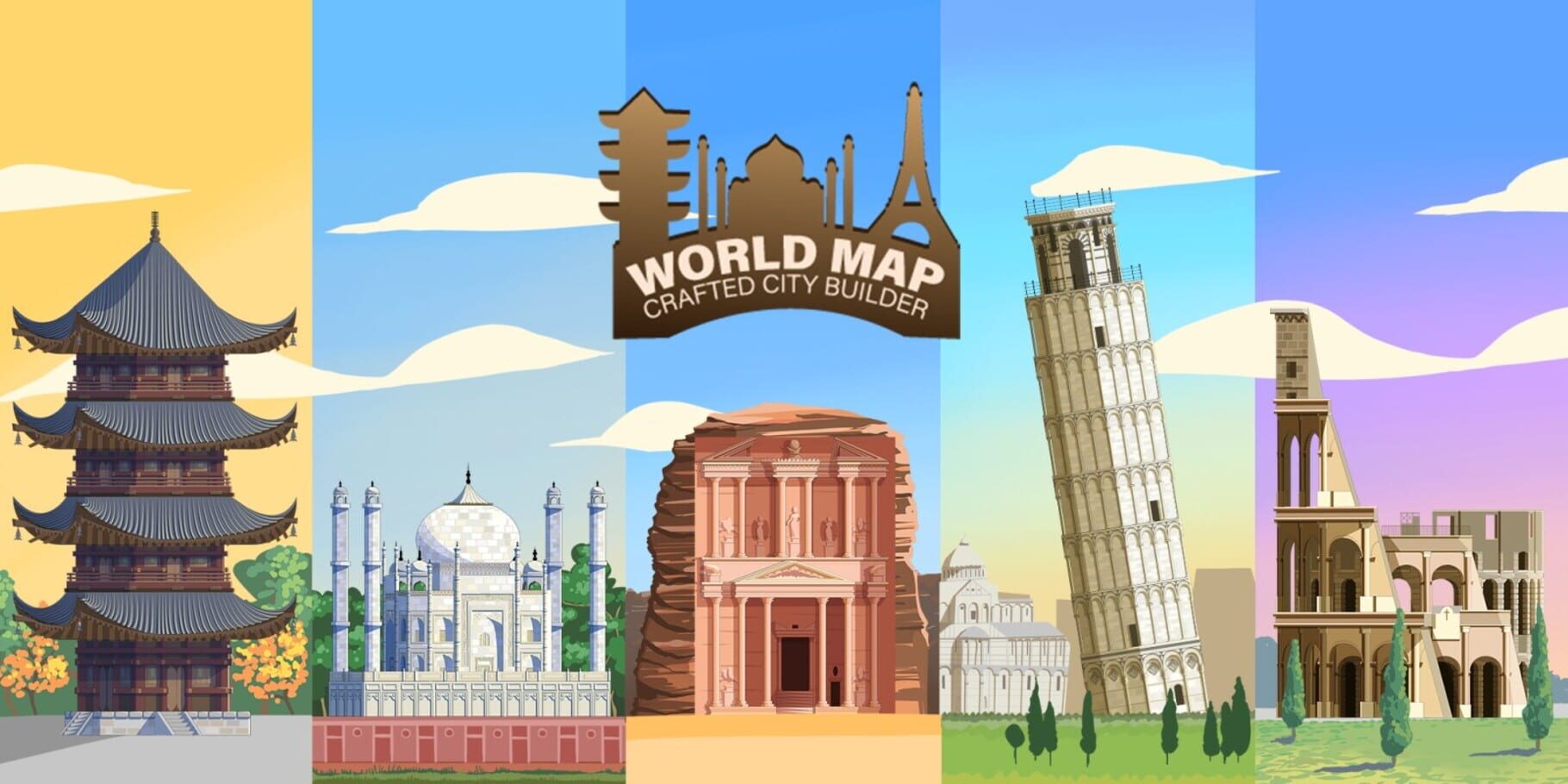 World Map: Crafted City Builder artwork