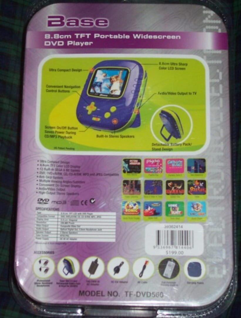 Coby Portable DVD Player