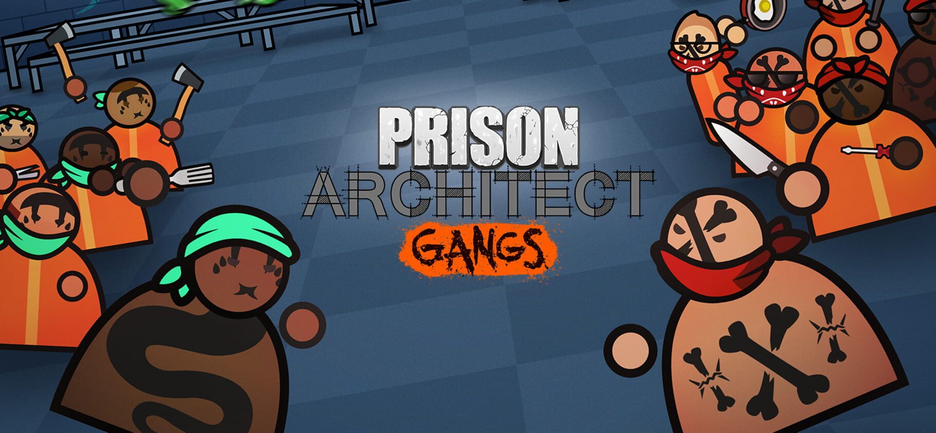 Prison Architect: Gangs artwork