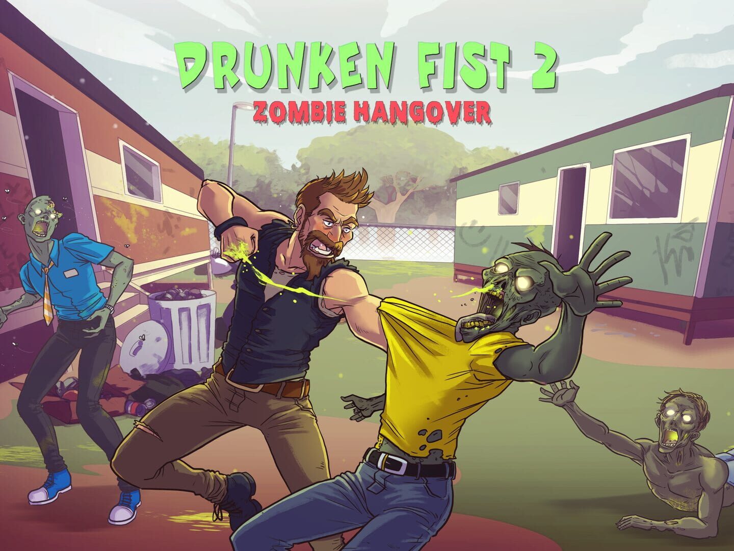 Drunken Fist 2: Zombie Hangover artwork