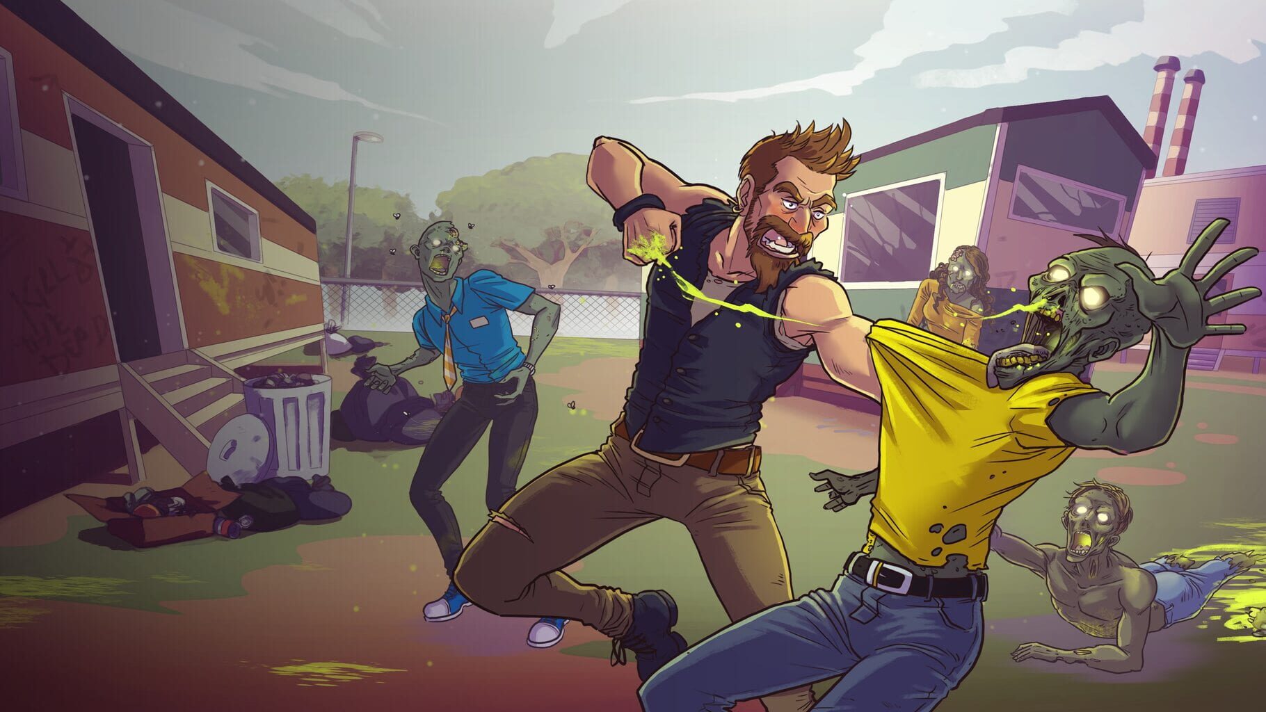 Drunken Fist 2: Zombie Hangover artwork
