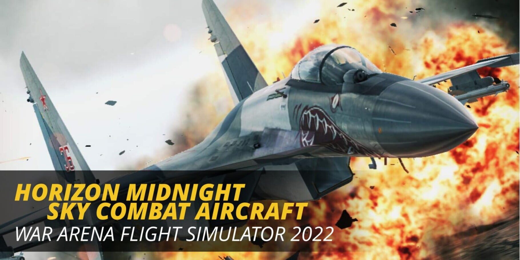 Horizon Midnight Sky Combat Aircraft: War Arena Flight Simulator 2022 artwork