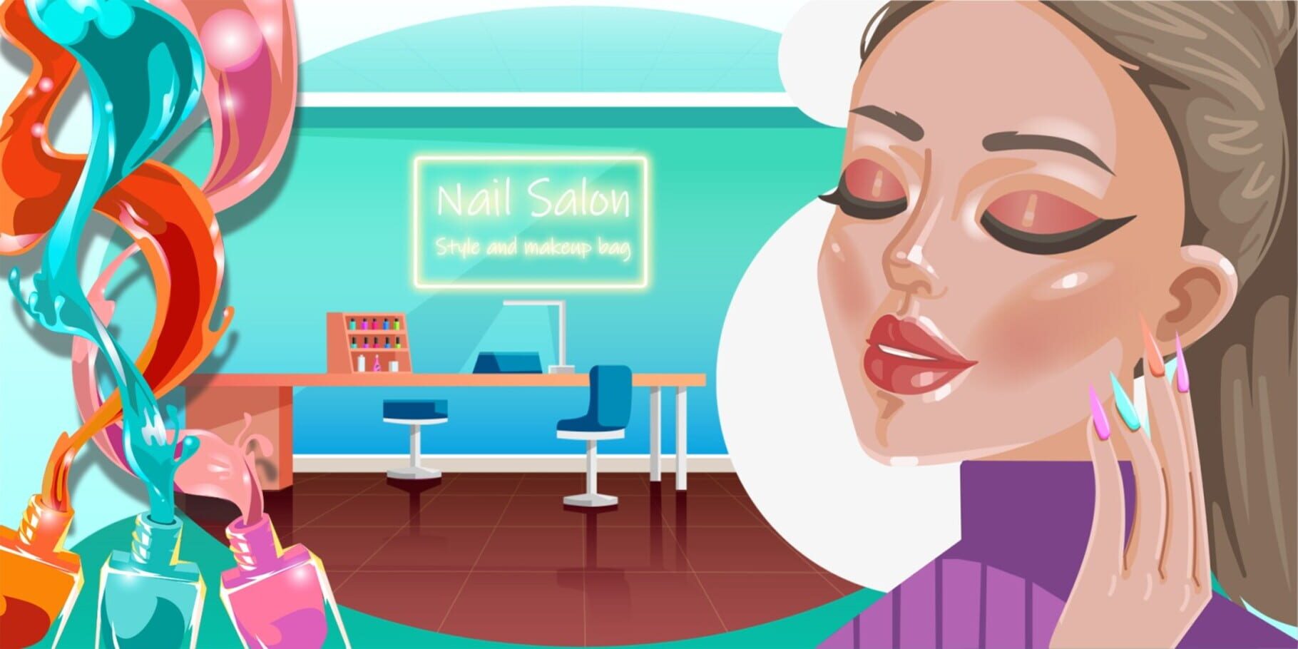 Nail Salon: Style and Makeup Bag artwork