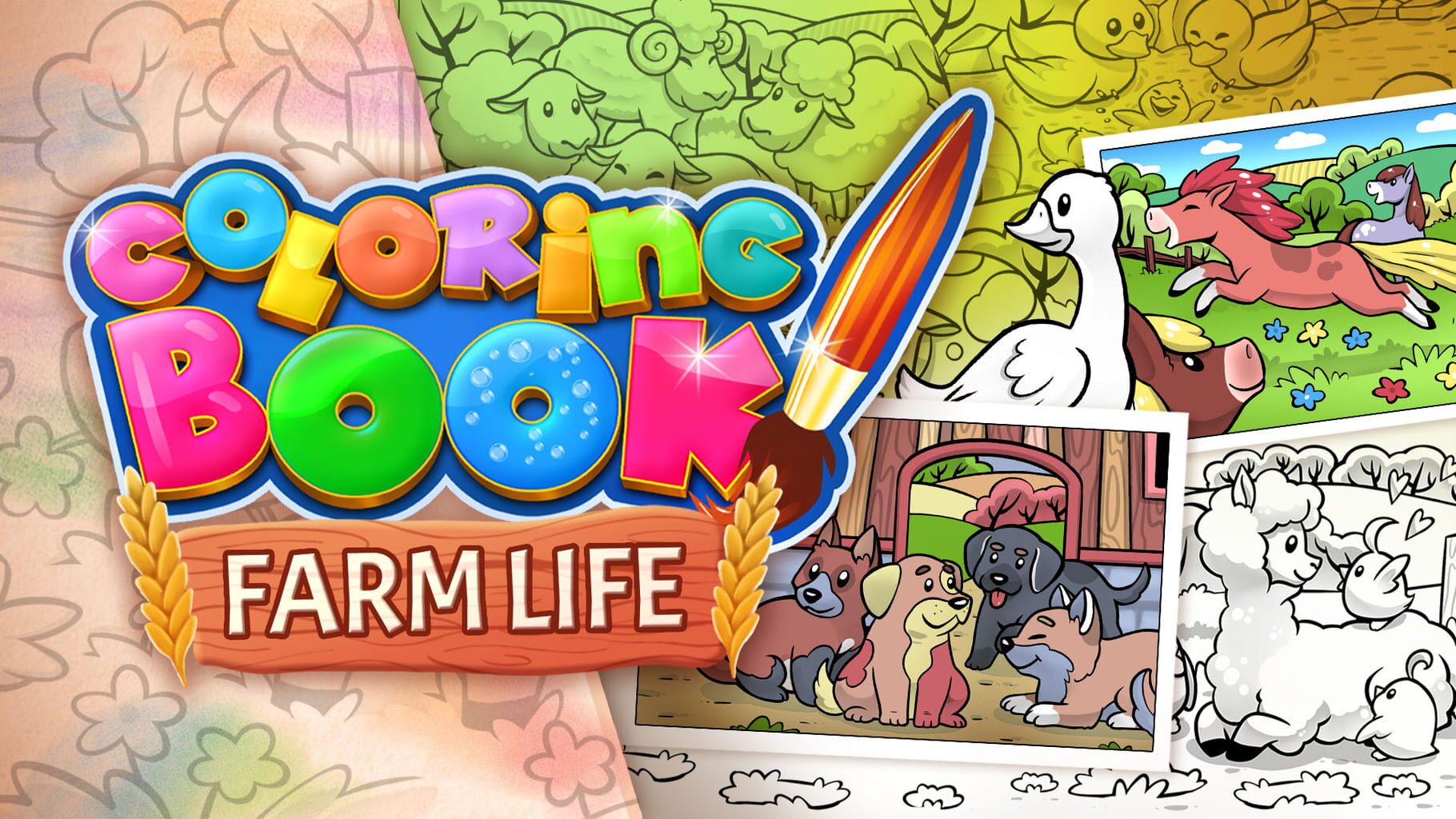 Coloring Book: Farm Life artwork