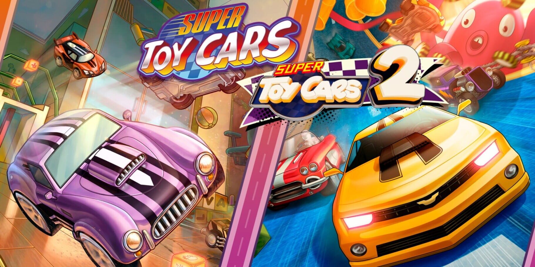 Super Toy Cars 1 & 2 Bundle artwork