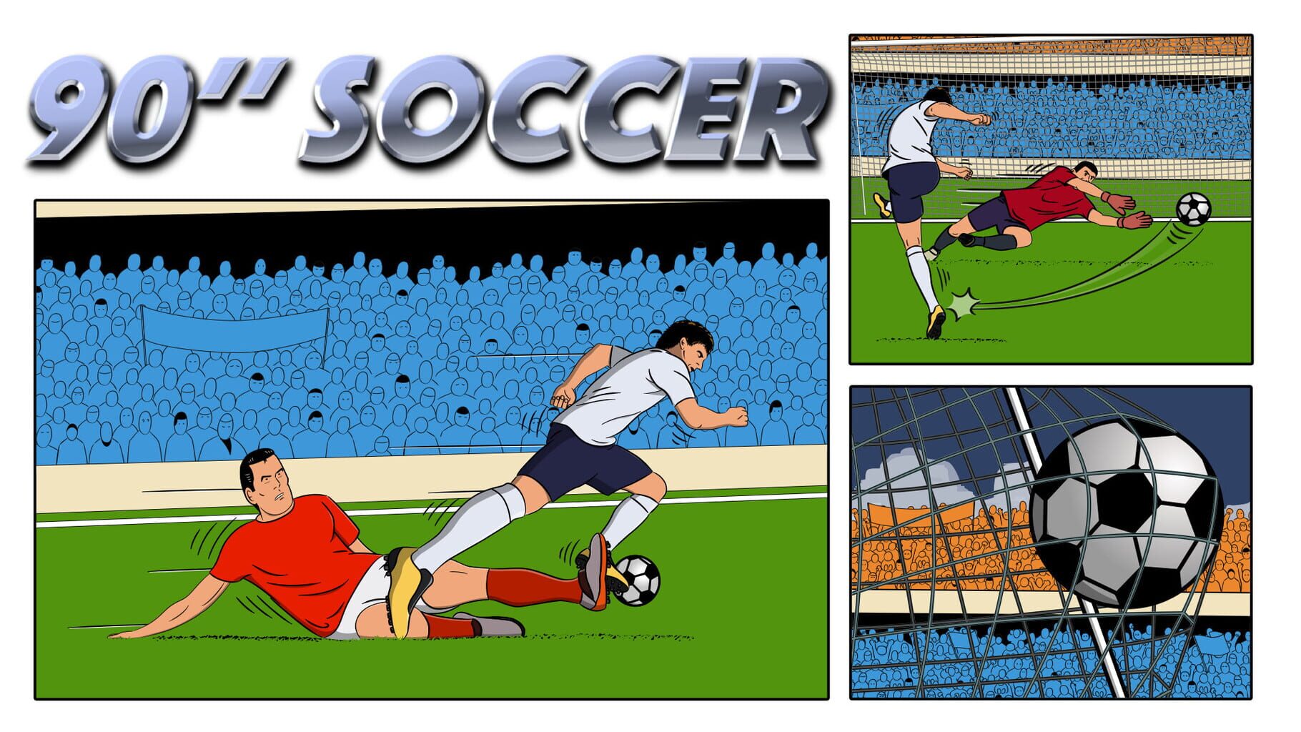 90'' Soccer artwork