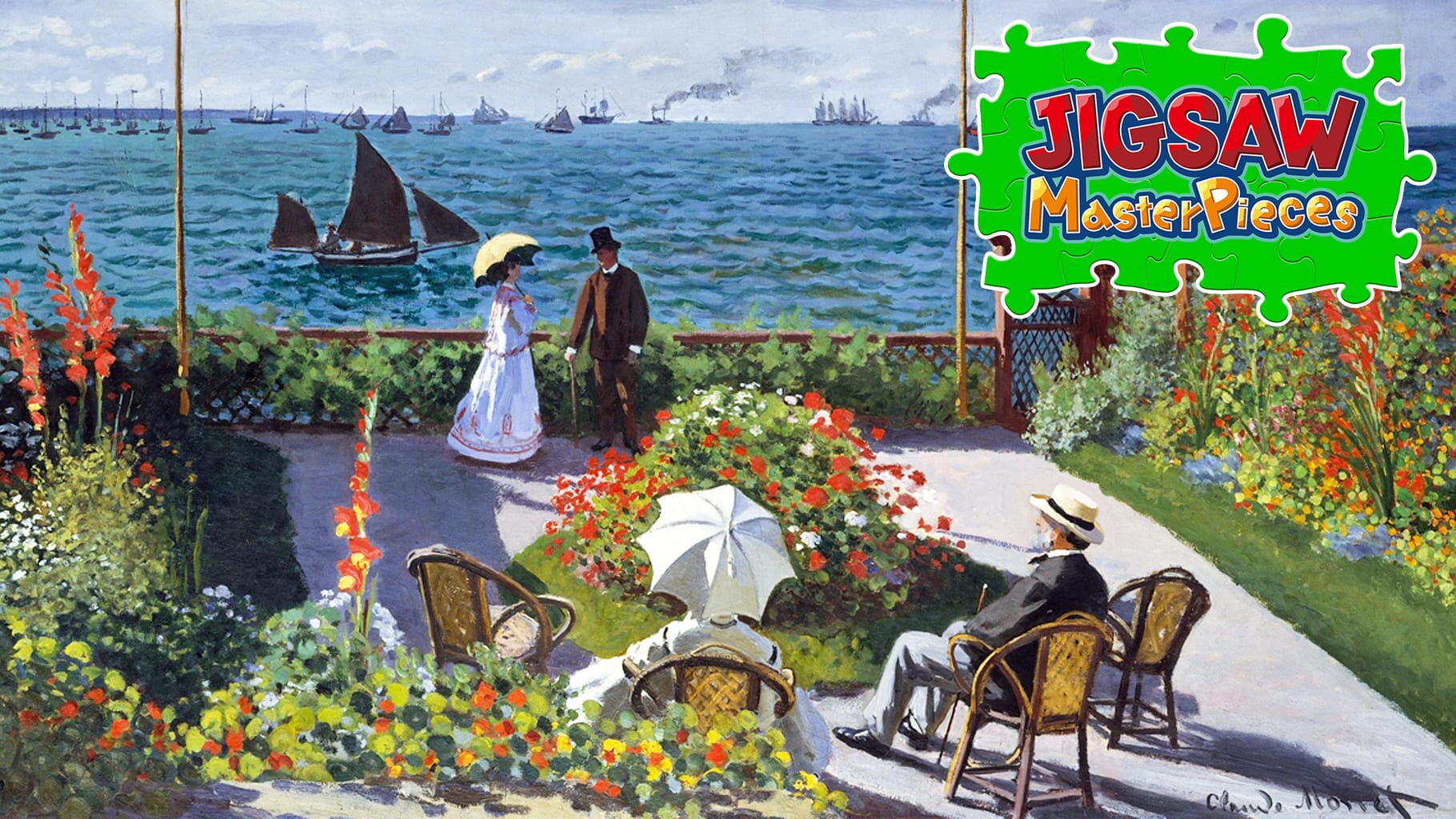 Jigsaw Masterpieces: Masterpieces of World - Brimming with Flowers artwork