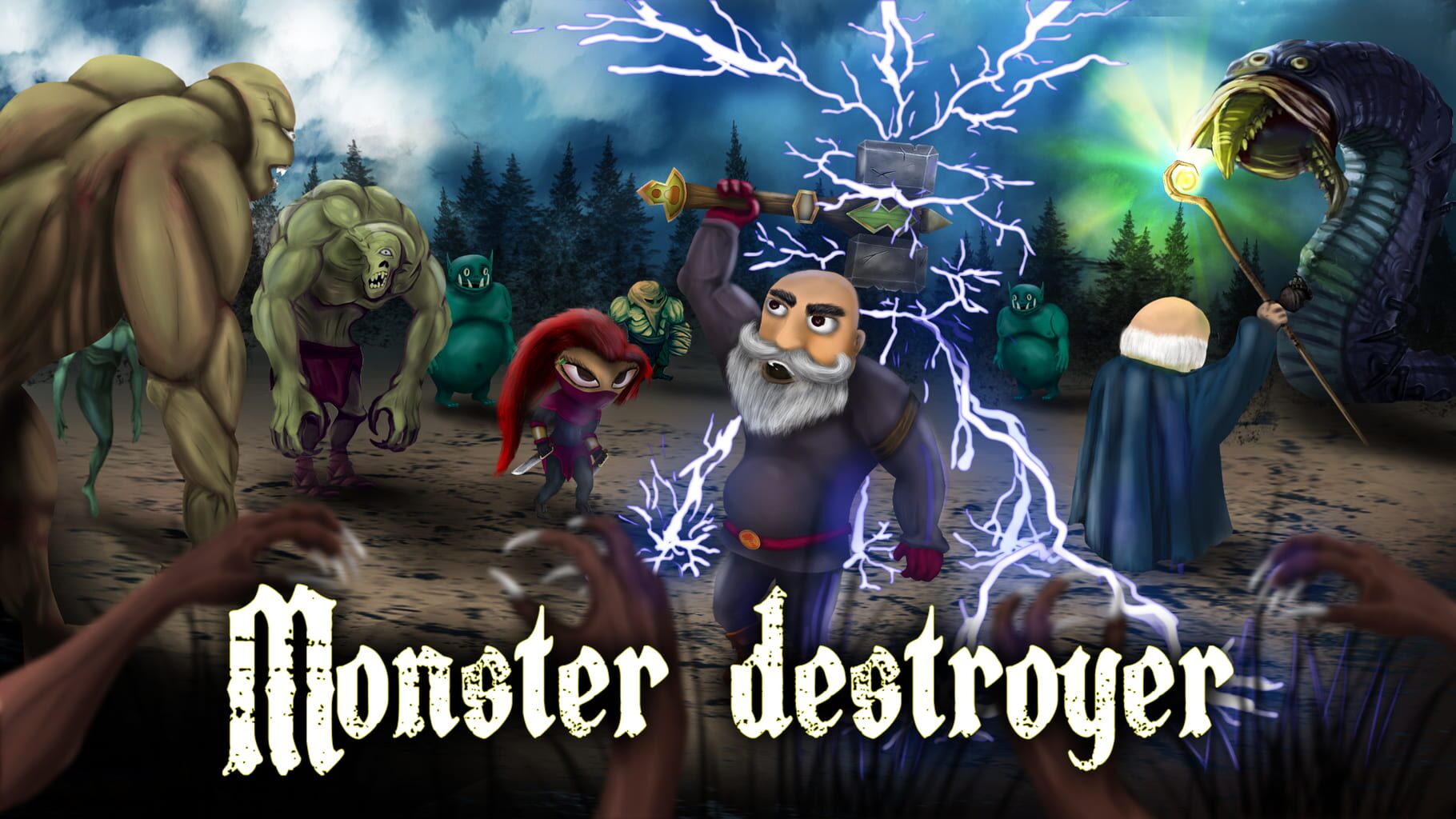 Monster destroyer artwork
