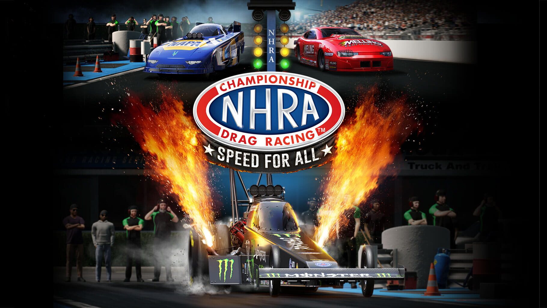 NHRA Championship Drag Racing: Speed for All artwork