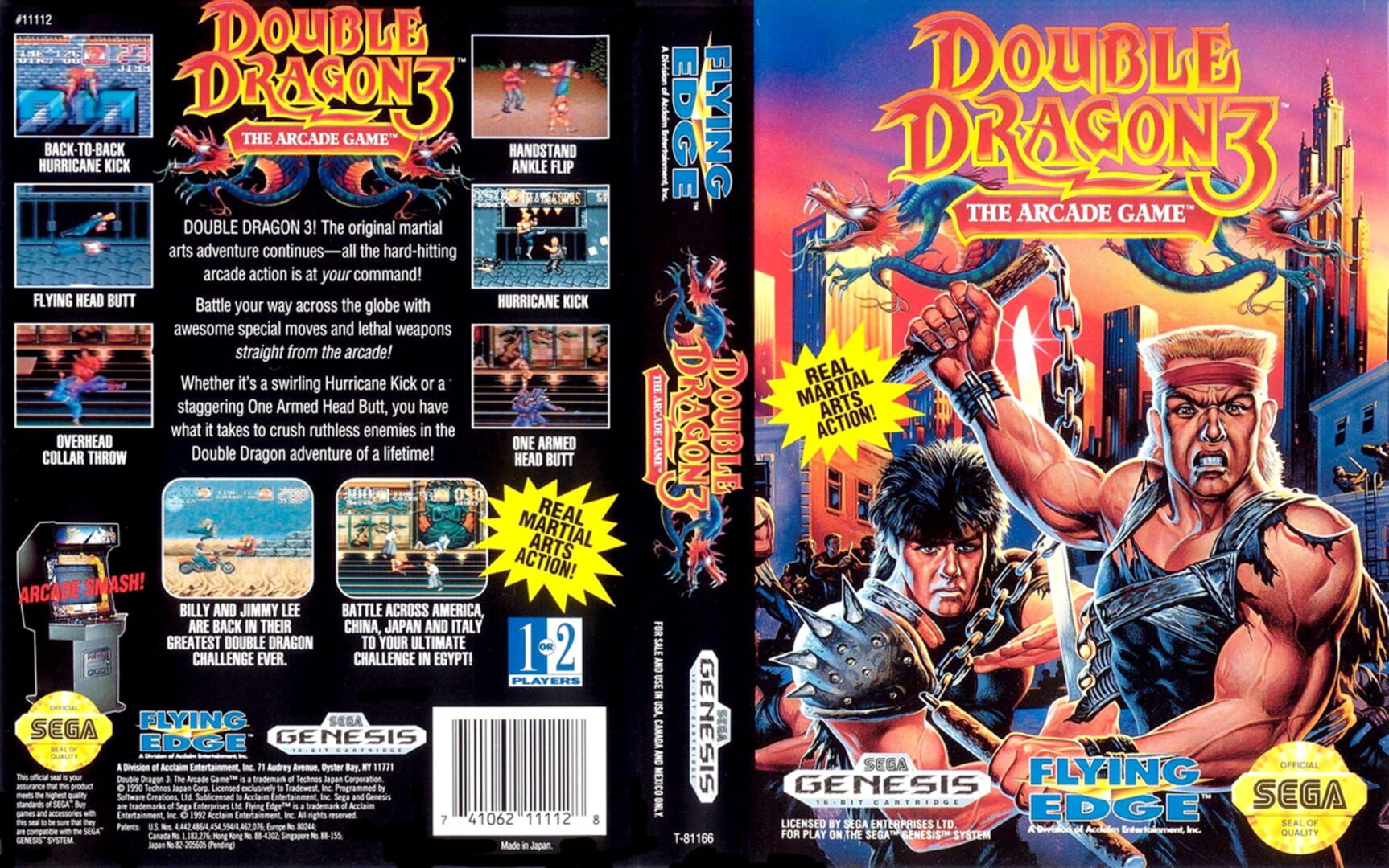 Arte - Double Dragon 3: The Arcade Game