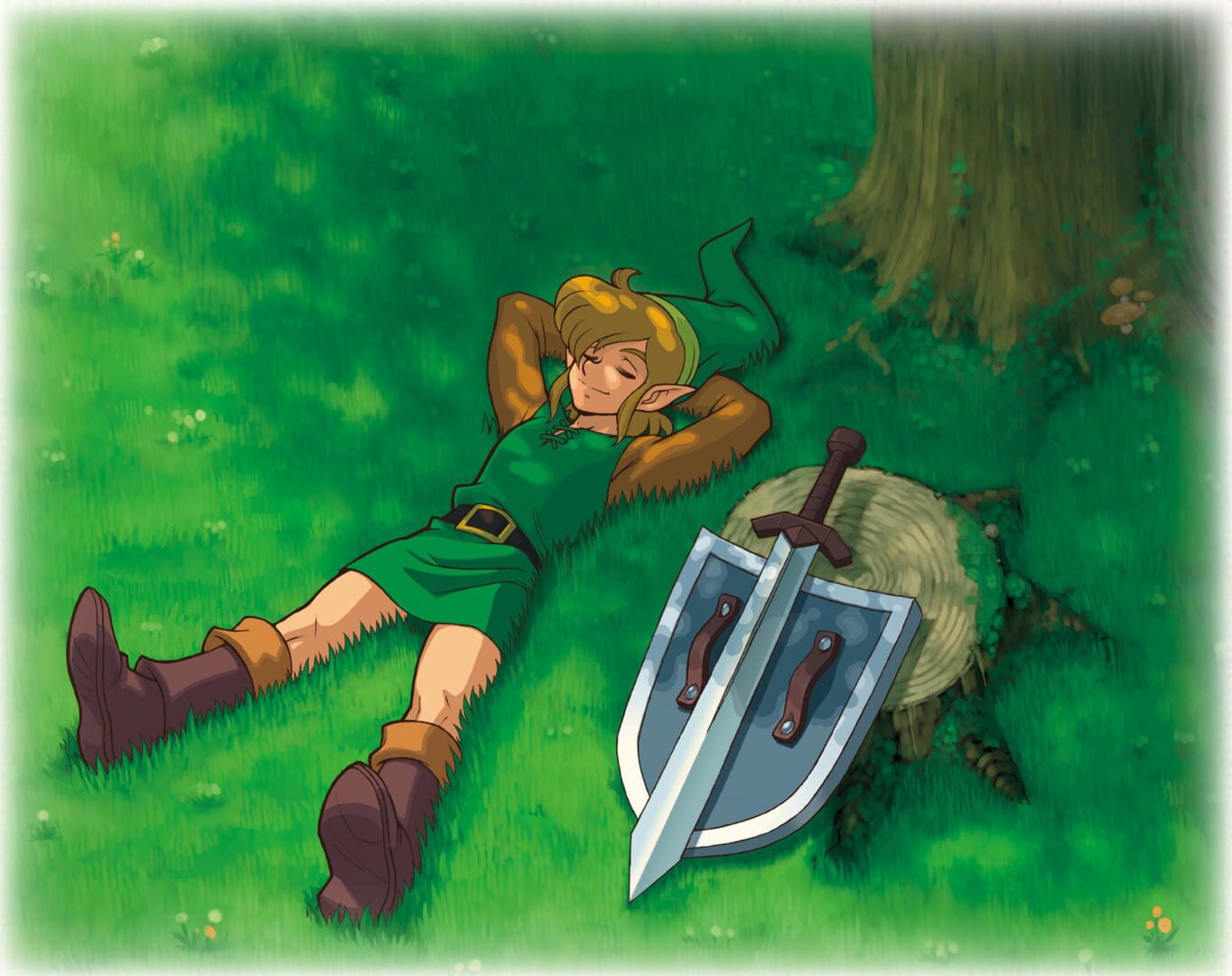 The Legend of Zelda: A Link to the Past & Four Swords artwork