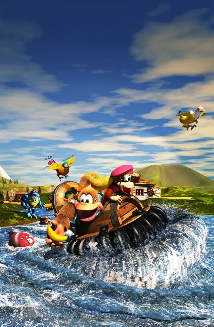 Arte - Donkey Kong Country 3: Dixie Kong's Double Trouble!