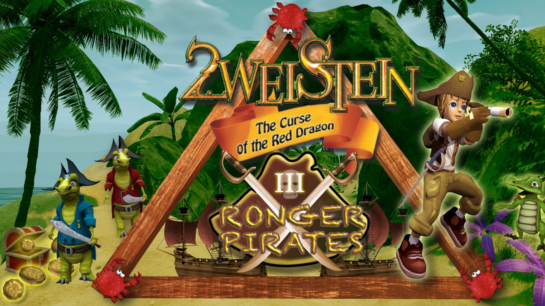 2weistein: The Curse of the Red Dragon 3 - Ronger Pirates artwork