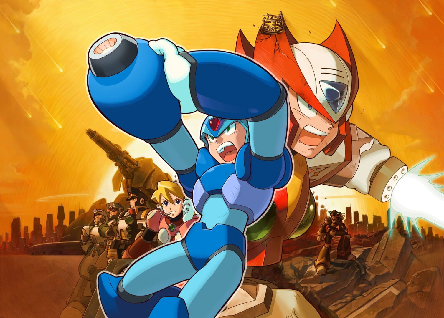 Mega Man X5 artwork