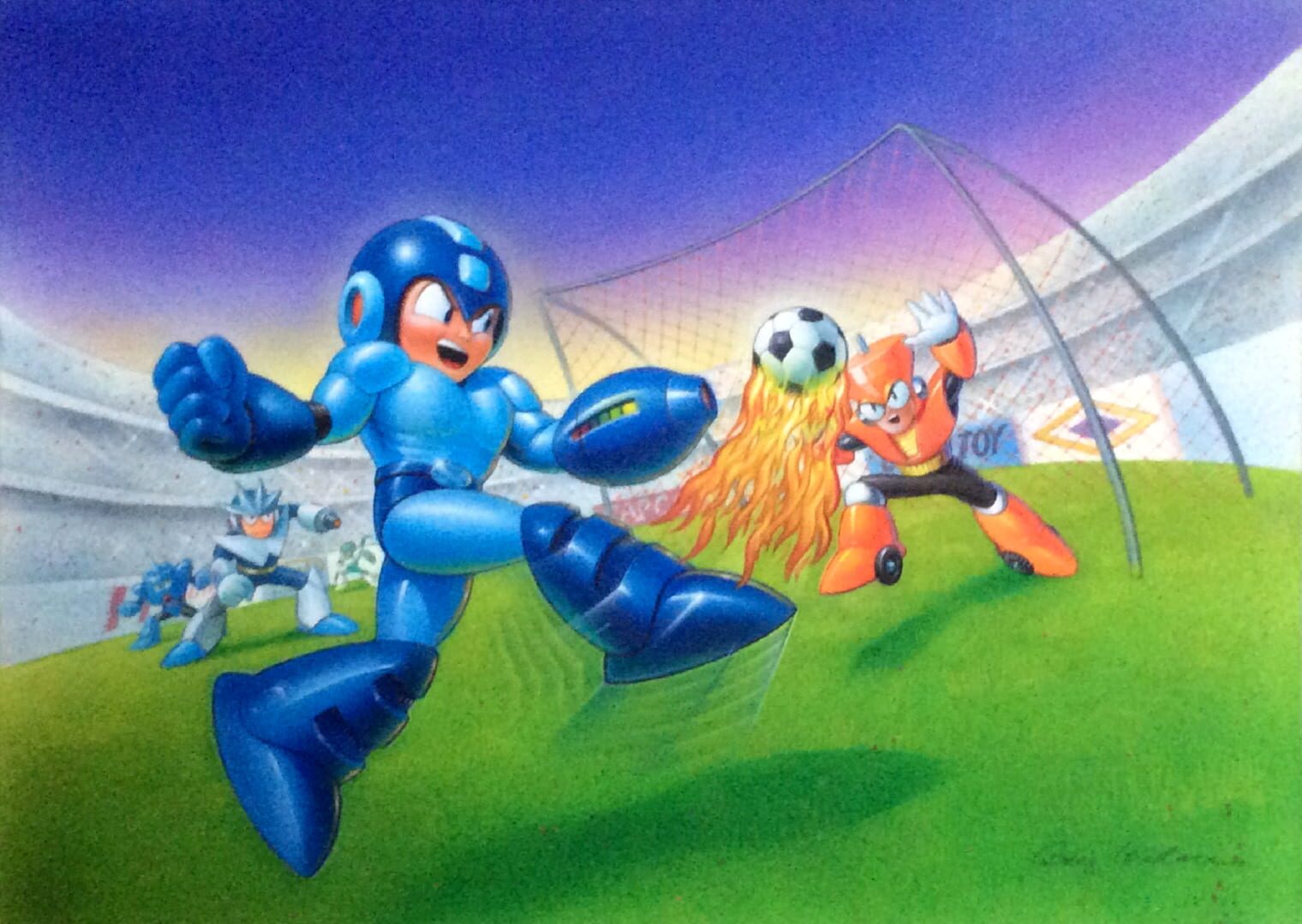 Arte - Mega Man Soccer