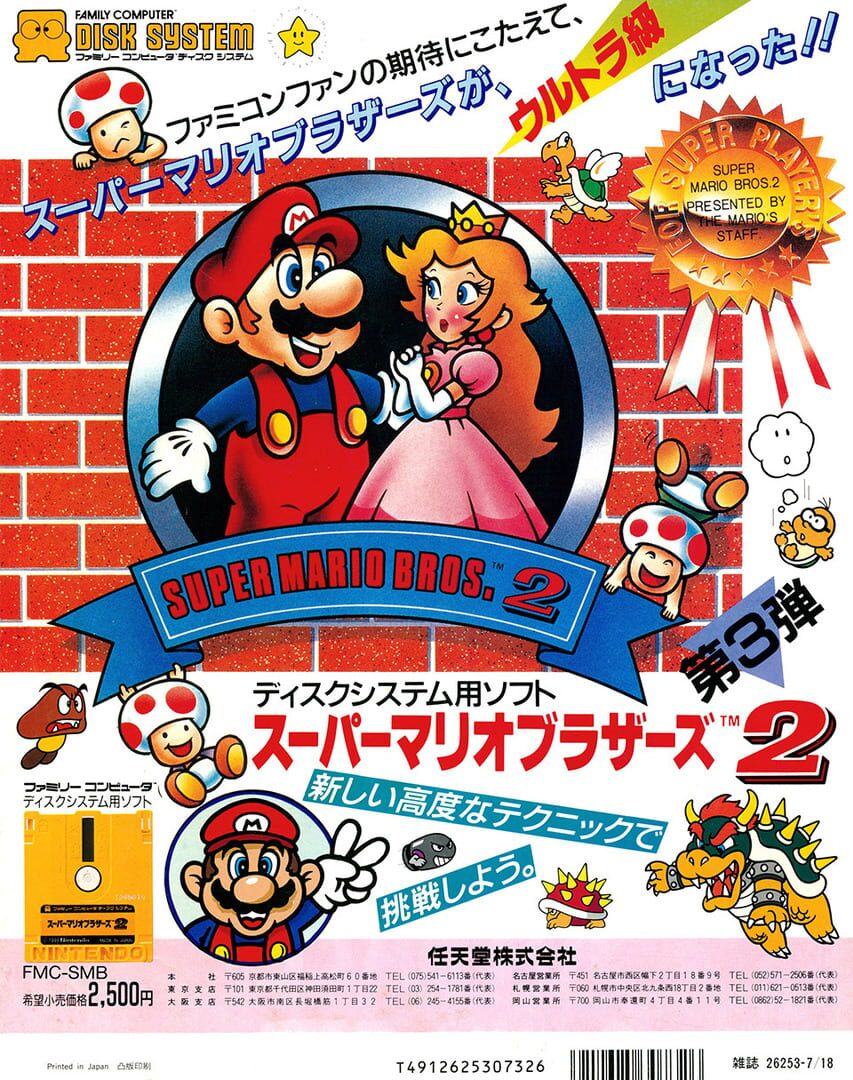 Arte - Super Mario Bros.: The Lost Levels