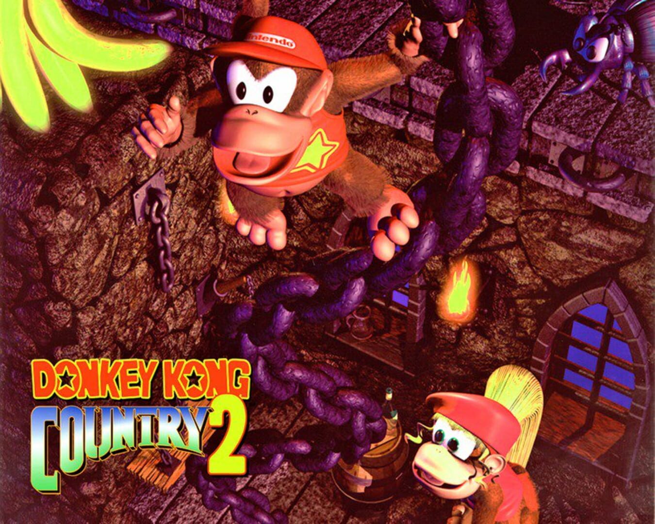 Arte - Donkey Kong Country 2: Diddy's Kong Quest