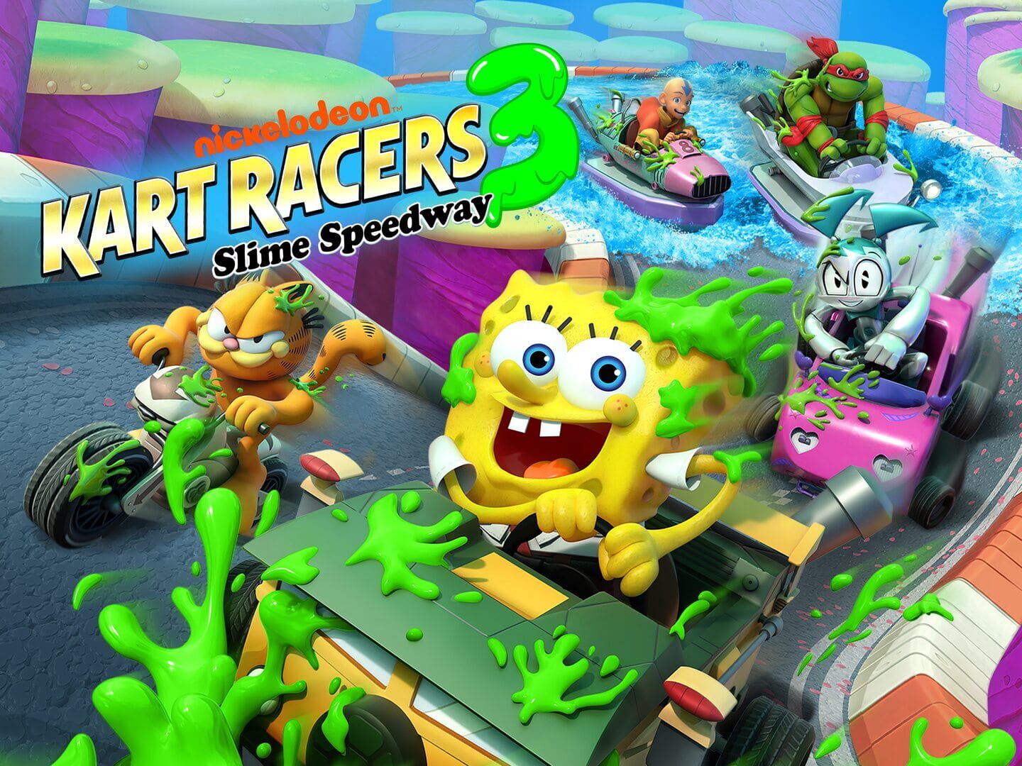 Nickelodeon Kart Racers 3: Slime Speedway artwork